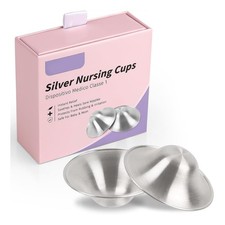 Silberne Brusthütchen für